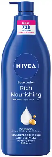 IGA Nivea Body Lotion Selected Varieties offer