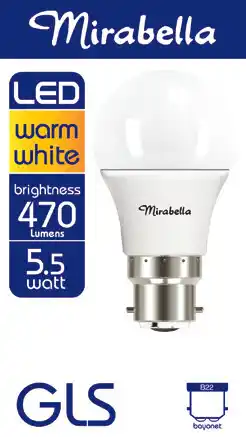 IGA Mirabella LED Globe 5.5W Selected Varieties offer