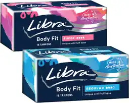 IGA Libra Regular or Super Tampons 16 Pack offer