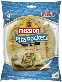 IGA Mission Plain Pita Pockets offer