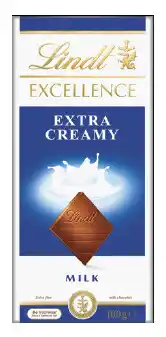 IGA Lindt Excellence Chocolate Block Selected Varieties offer