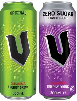 IGA V Energy Drink Selected Varieties offer
