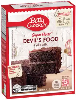 IGA Betty Crocker Super Moist Baking Mix Selected Varieties offer