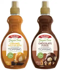 IGA Queen Sugar Free Topping Selected Varieties offer