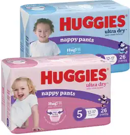 IGA Huggies Nappy Pants Selected Varieties offer