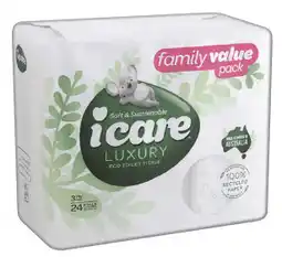 IGA Icare Luxury Eco Toilet Tissue 3 Ply offer