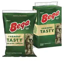IGA Bega Block or Shredded Cheese 500g Selected Varieties offer
