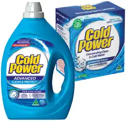 IGA Cold Power Laundry Powder 2kg or Liquid 2 Litre Selected Varieties offer
