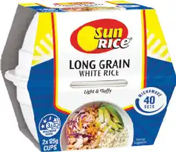IGA SunRice Microwave Rice Cups Selected Varieties offer