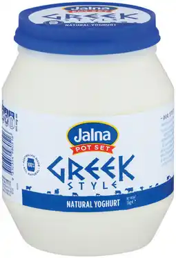 IGA Jalna Pot Set Yoghurt Selected Varieties offer