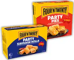 IGA Four’N Twenty Party Pies or Sausage Rolls 12 Pack offer