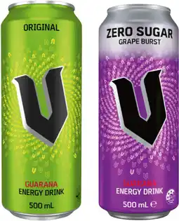 IGA V Energy Drink Selected Varieties offer