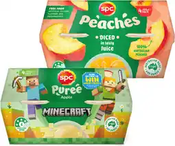IGA SPC Diced Fruits or Puree 4 Pack Selected Varieties offer