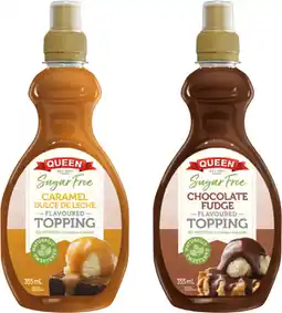 IGA Queen Sugar Free Topping Selected Varieties offer