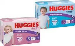 IGA Huggies Nappy Pants 22‑36 Pack Selected Varieties offer