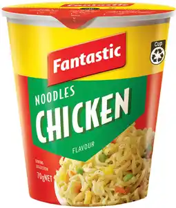 IGA Fantastic Cup Noodles 70g or Bowl Noodles 85g Selected Varieties offer