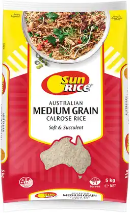 IGA SunRice Medium Grain Rice Selected Varieties offer
