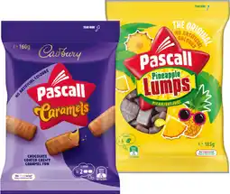 IGA Pascall Chocolate Share Bag 185g or Cadbury Bitesize 130-160g Selected Varieties offer
