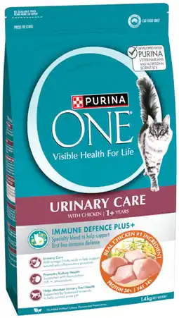 IGA Purina One Dry Cat Food 1.4‑1.5kg Selected Varieties offer