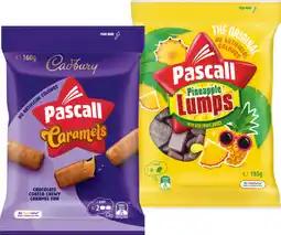 IGA Pascall Chocolate Share Bag 185g or Cadbury Bitesize 120‑160g Selected Varieties offer