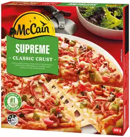 IGA McCain Family Pizza 490β500g Selected Varieties offer