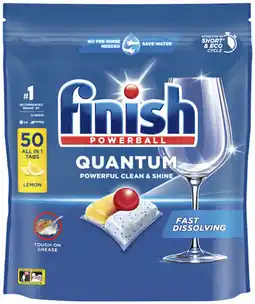 IGA Finish Quantum All in 1 Dishwashing Tabs Lemon offer