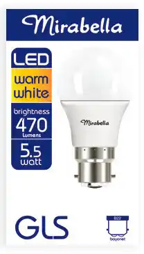 IGA Mirabella LED Globe 5.5-6W offer