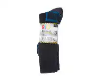 BIG W Rio Mens 3-Pack Crew Socks Sizes 6-10, 11-14 - Blue offer