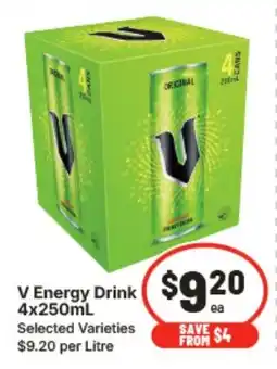 IGA V Energy Drink offer