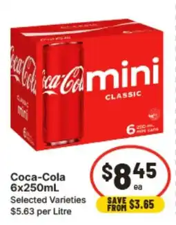 IGA Coca-Cola mini Classic offer