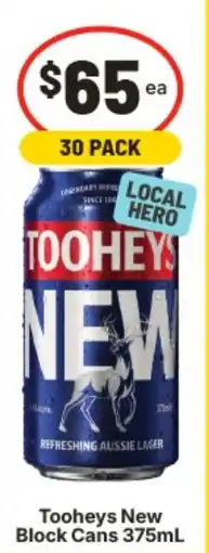 IGA Toohays New Block Cans offer