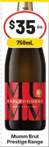 IGA Mumm Brut Prestige Range offer