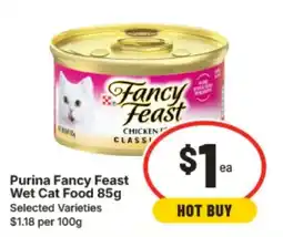 IGA Purina Fancy Feast Wet Cat Food offer