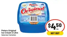 IGA Peters Original Ice Cream offer
