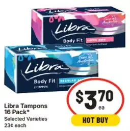 IGA Libra Tampons offer