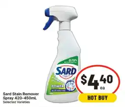 IGA Sard Stain Remover Spray offer