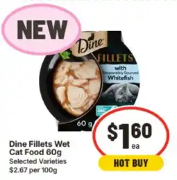 IGA Dine Fillets Wet Cat Food offer