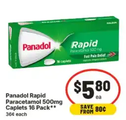 IGA Panadol Rapid Paracetamol offer