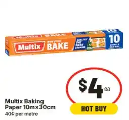 IGA Multix Baking Paper offer