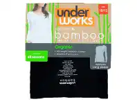 BIG W Underworks Womens Organic Bamboo Long Sleeve Thermal Top Sizes 10/12-18/20 offer