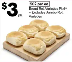 Woolworths Bread Roll Varieties offer