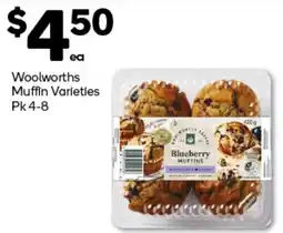 Woolworths Woolworths Muffin Varieties offer