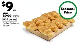 Woolworths Butter Croissant offer