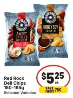 IGA Red Rock Deli Chips Selected Varieties offer