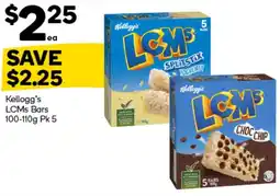 Woolworths Kellogg's LCMs Bars offer