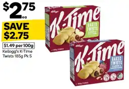 Woolworths Kellogg's K-Time Twists offer