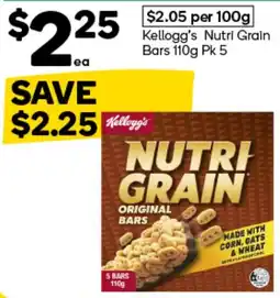 Woolworths Kellogg's Nutri Grain Bars offer