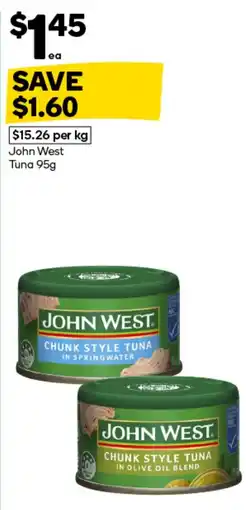 Woolworths John West Chunk Style Tuna offer