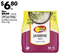Woolworths SunRice Jasmine Rice offer