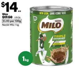 Woolworths Nestlé Milo offer